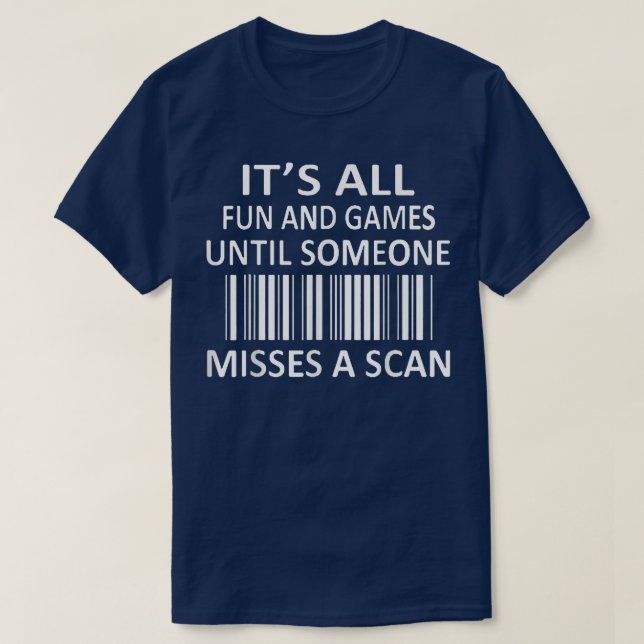 Camiseta É divertido e jogos até que alguém perca uma digit (Frente do Design)