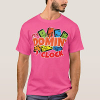 É Domin O Clock Shirt Domino Game Player Domi