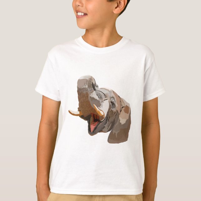 Camiseta E é para elefante (Frente)