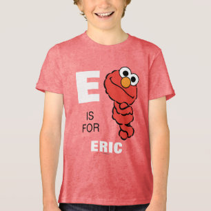 Camiseta E é para Elmo Adicione seu nome