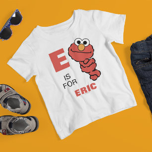 Camiseta E é para Elmo   Adicione seu nome