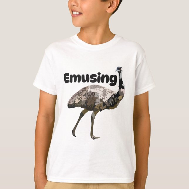 Camiseta E é para Emu (Frente)