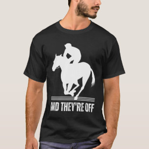Camiseta E ELES PARTEM Dia da Corrida de Cavalos Derby Cav