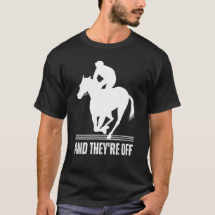 Camiseta E ELES PARTEM Dia da Derby de Corrida de Cavalos  