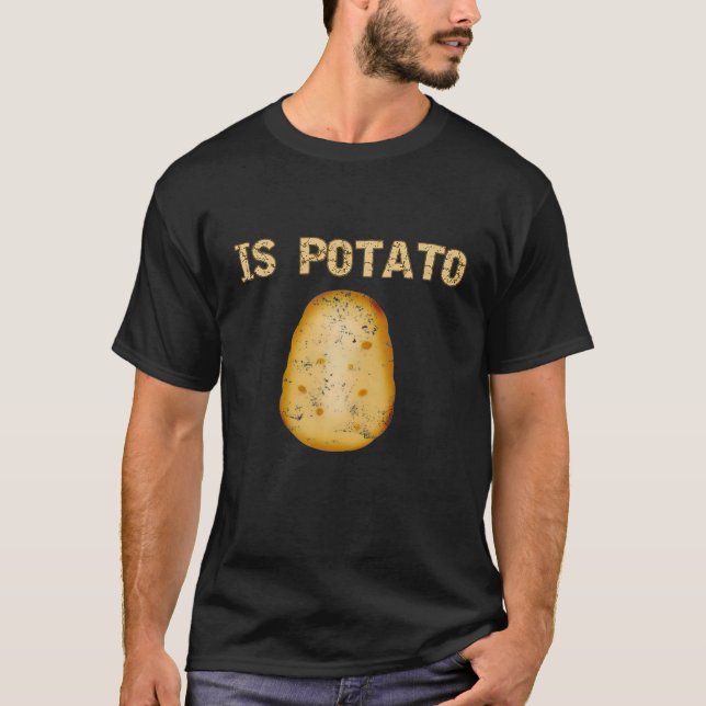 Camiseta É Engraçado De Batata - Como Se Vê Na Televisão No (Frente)