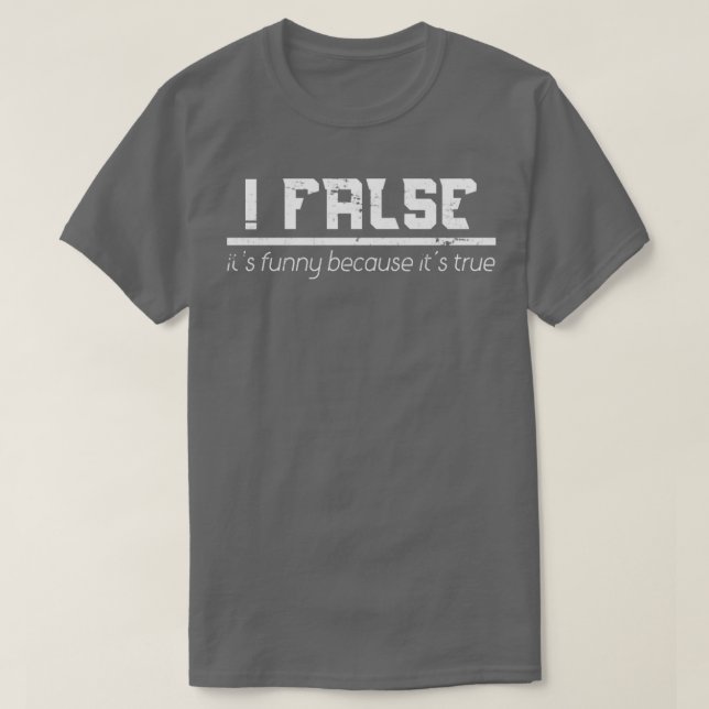 Camiseta É Engraçado Porque é um verdadeiro programador eng (Frente do Design)