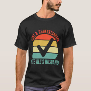 Camiseta E entender o marido de Vote Jill Joe Biden 20