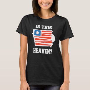Camiseta É Esse Iowa Do Céu Para Homens E Mulheres
