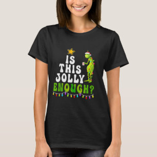 Camiseta É Esta Árvore de Natal Verde Alegre o Suficiente L