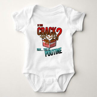 Camiseta É esta rachadura? Nah é poutine!