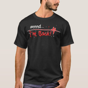 Camiseta E eu estou atrás de um sobrevivente de ataque card