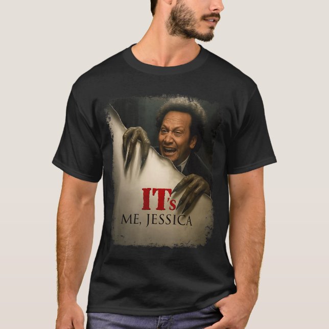 Camiseta É Eu Jessica Horror retro (Frente)