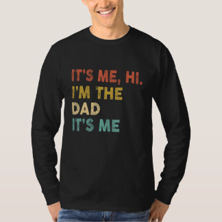 Camiseta É Eu, Olá! Eu Sou O Pai, É Eu  Humor Antigo Pai