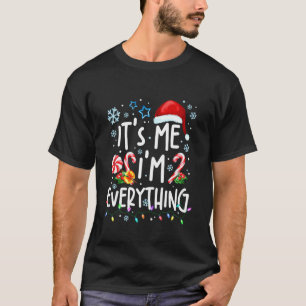 Camiseta É Eu Sou Tudo Gorro de Natal do Papai Noel do Nata