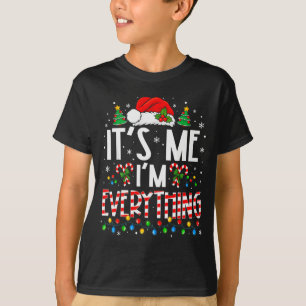 Camiseta É Eu Sou Tudo Piada Natal Correspondência Co