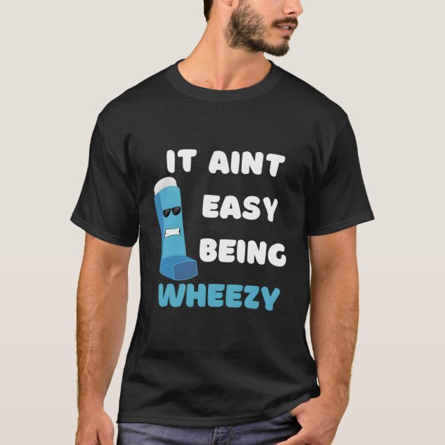 Camiseta É Fácil Ser Asma Rozenta (Frente)