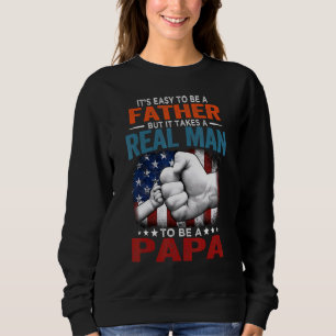 Camiseta É Fácil Ser Um Pai, Mas É Preciso Um Homem De Verd
