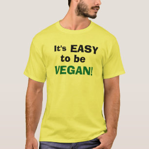 Camiseta É FÁCIL ser VEGAN!