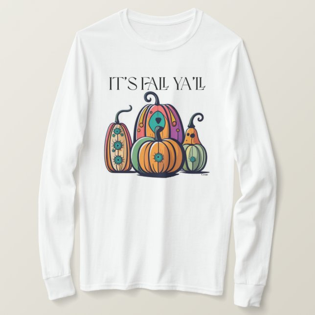 Camiseta É Fall Ya’ll (Frente do Design)
