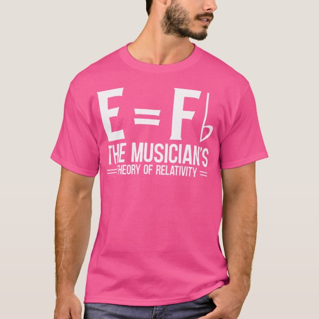 Camiseta E Fb The Musician'S Theory Of Relativity Piano (Frente)