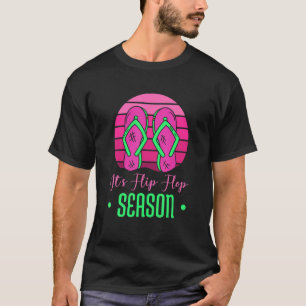 Camiseta É Férias de Verão da Frota do Sacudir Flop Season
