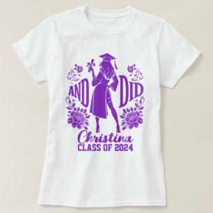 Camiseta E FEZ Silhueta Feminina Urbana Graduada Fashion