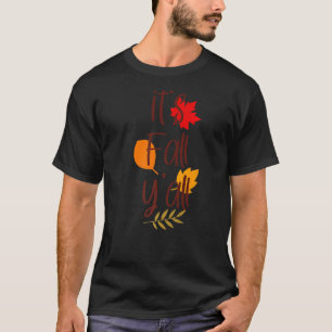 Camiseta É Folhas Gráficas de outono caem outono Mulheres