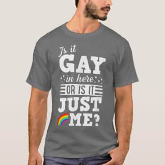 Camiseta É Gay Aqui Ou Eu Sou Um Gay Engraçado