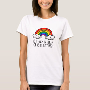 CAMISETA É GAY AQUI OU SOU EU