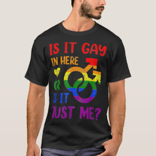 Camiseta É Gay Aqui Ou Sou Só Eu, LGBTQ Prioridade Mon?