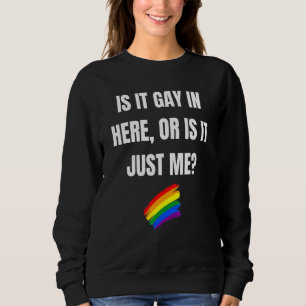 Camiseta É Gay Aqui Ou Sou Só Eu - Orgulho Lgbt