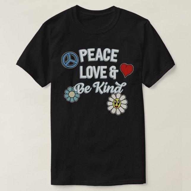 Camiseta E gentileza Hippie Retro (Frente do Design)