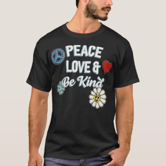 Camiseta E gentileza Hippie Retro