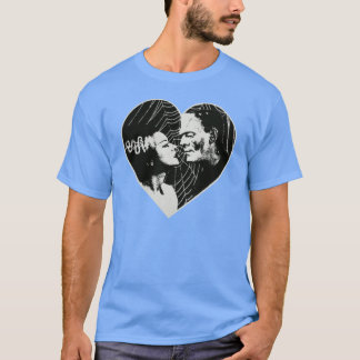 Camiseta e Gótico Bride Emo Heart