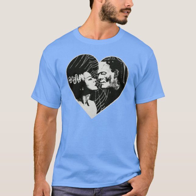 Camiseta e Gótico Bride Emo Heart (Frente)