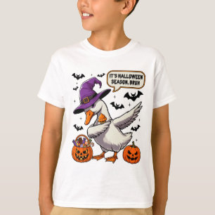 Camiseta É Halloween Season Bruh Funny Goose Costume Spo
