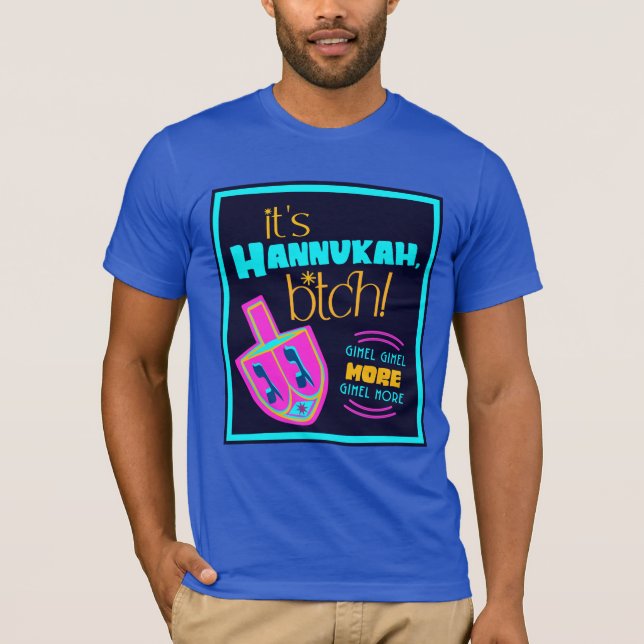 Camiseta É Hanukkah! Me Dê Mais Britney Gimmel Mais!  (Frente)