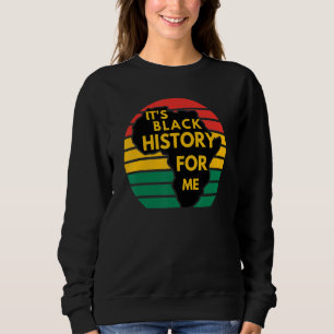 Camiseta É História Negra Para Mim Mês Africano E Americano