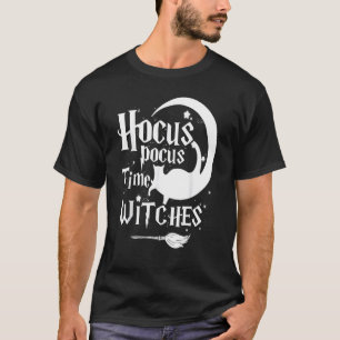 Camiseta É Hocus Pocus Time Witches Fofo