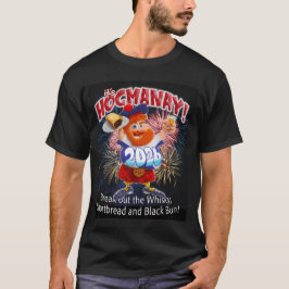 Camiseta É HOGMANAY! Tire o whisky e o shortbread da gelade