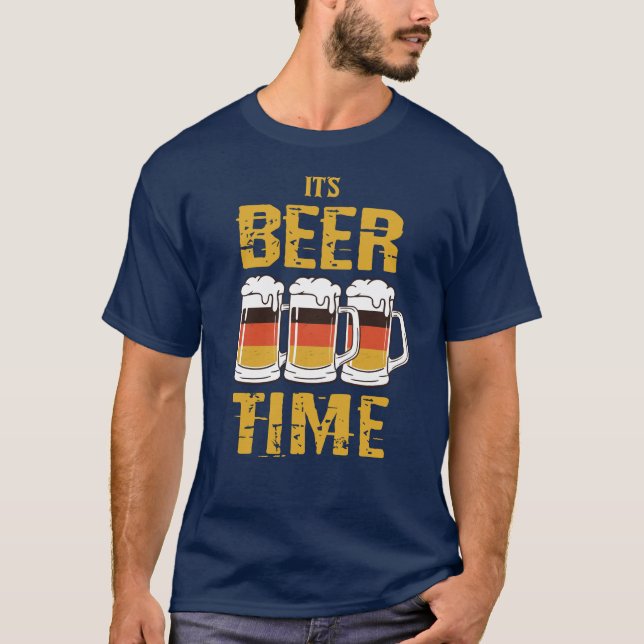 Camiseta É hora da cerveja (Frente)