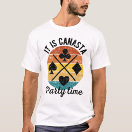 Camiseta É hora da festa do canasta | Massas alimentícias