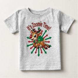 Camiseta "É hora da Zoomie! Reindeer de Natal