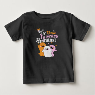 Camiseta É Hora de Assustar Humanos! Doces Fantasmas de Hal