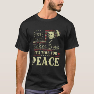 Camiseta É hora de felicitar o mundo pela paz
