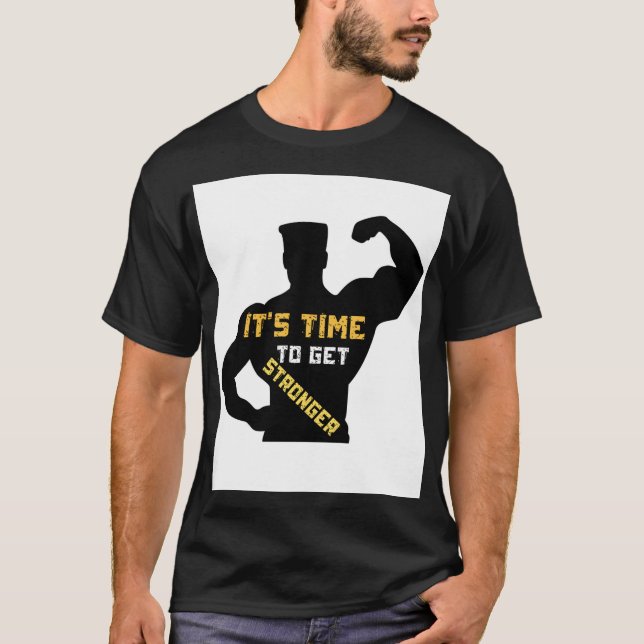 Camiseta "É hora de ficar mais forte" (Frente)