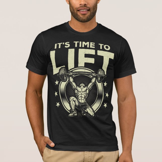 CAMISETA É HORA DE LEVANTAR (Frente)