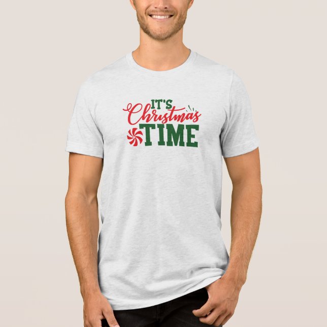 Camiseta É hora de Natal (Frente)