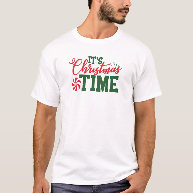 Camiseta É hora de Natal (Frente)