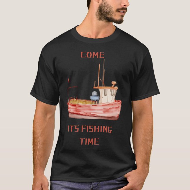 CAMISETA É HORA DE PESCAR (Frente)